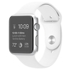 Apple Watch 42mm Silver Aluminum Case with White Sport Band (MJ3N2)