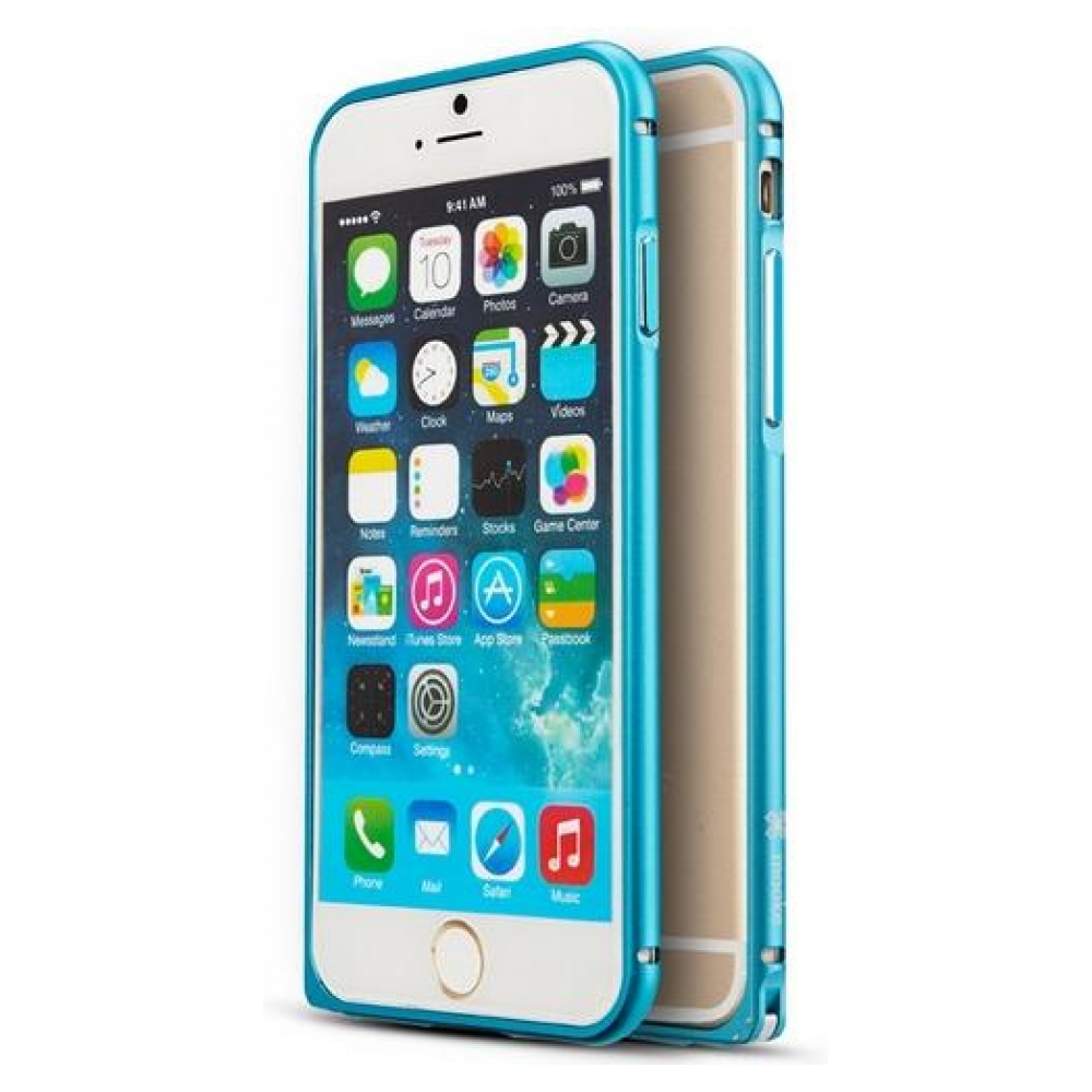 Чехол Mooke Metal Bumper для iPhone 6S/6 Blue