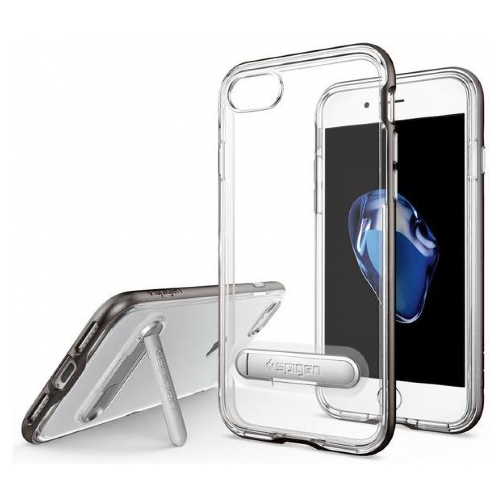 Чохол Spigen iPhone 7/8/SE (2020) Case Crystal Hybrid Gunmetal (SGP-042CS20459)
