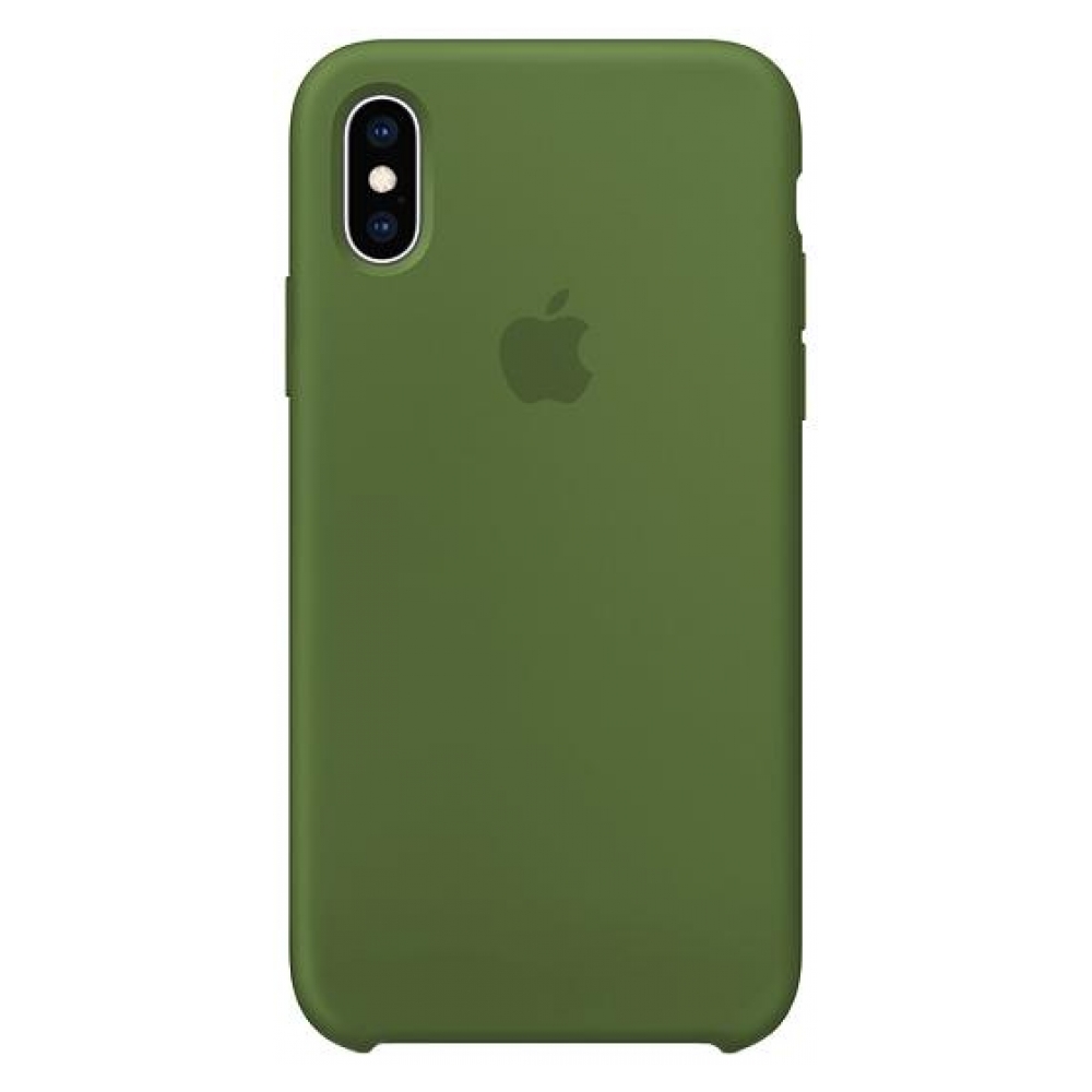 Панель Original Silicone Case для Apple iPhone XS/X Virid Green (ARM54450)