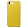 Чохол Original Leather Case для Apple iPhone SE 2022/2020/8/7 Yellow (ARM49939)