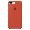 Чохол Original Leather Case для Apple iPhone 8 Plus/7 Plus Orange (ARM49933)