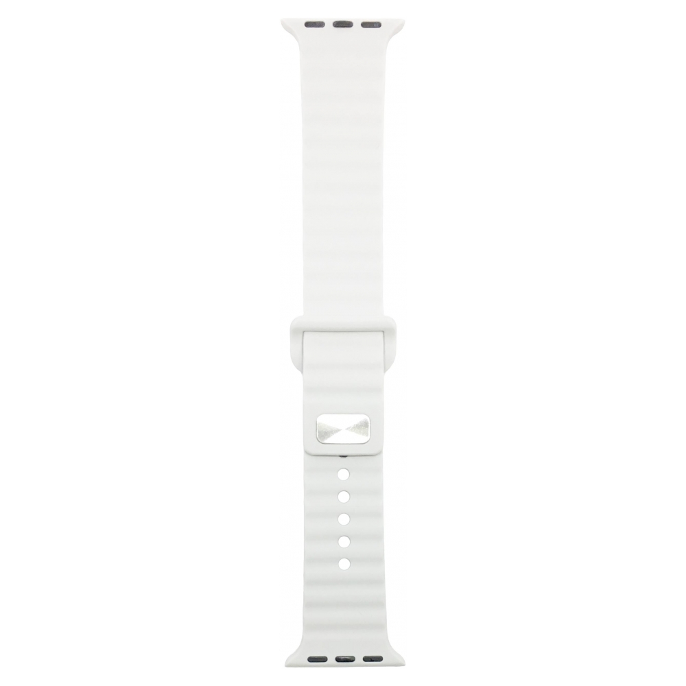 Ремінець ArmorStandart Ribbed для Apple Watch 42/44/45/49mm White (ARM51988)