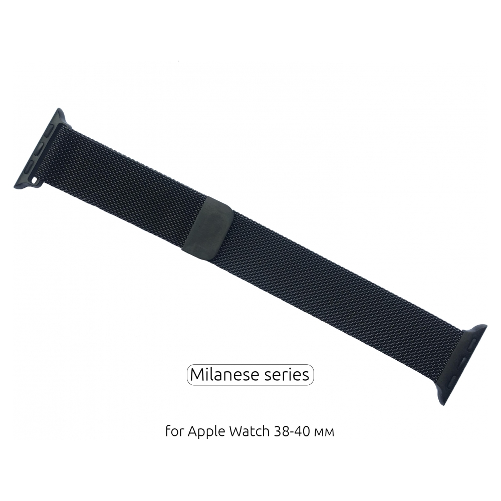 Ремінець Armorstandart Milanese Loop для Apple Watch All Series 38/40/41mm Black (ARM48695)