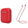 Чохол Armorstandart Silicone Case with strap для Apple AirPods Red (ARM50483)