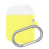 Чехол ArmorStandart Hang Case для Apple AirPods Yellow/White (ARM53767)