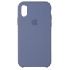Silicone Case Original for Apple iPhone XS Max (OEM) - Lavender Grey