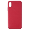Чохол Original Leather Case для Apple iPhone XS/X Berry (ARM53579)