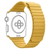 Ремінець ArmorStandart Leather Loop для Apple Watch 42/44/45/49mm Yellow (ARM57842)