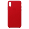 Чохол Original Leather Case для Apple iPhone XS Max Red (ARM53584)