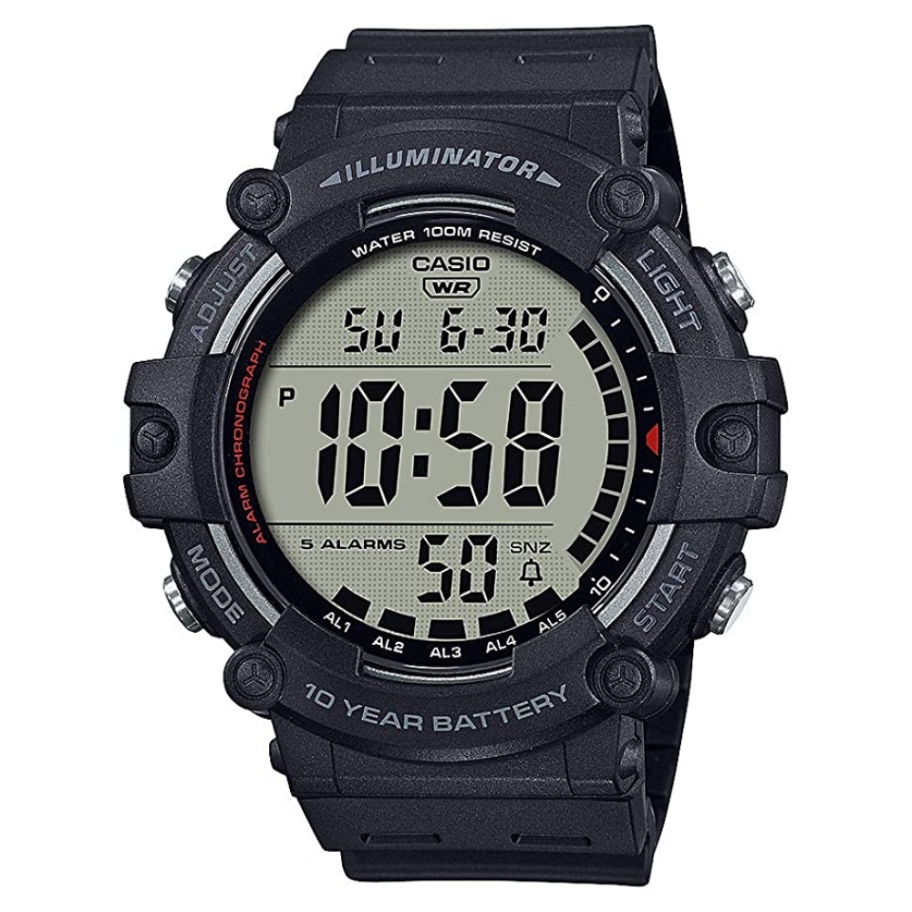 Чоловічий годинник Casio AE-1500WH-1AV Black