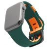 Ремешок ArmorStandart Civilian Silicone Watch Strap для Apple Watch 38/40/41mm Green/Orange (ARM58394)
