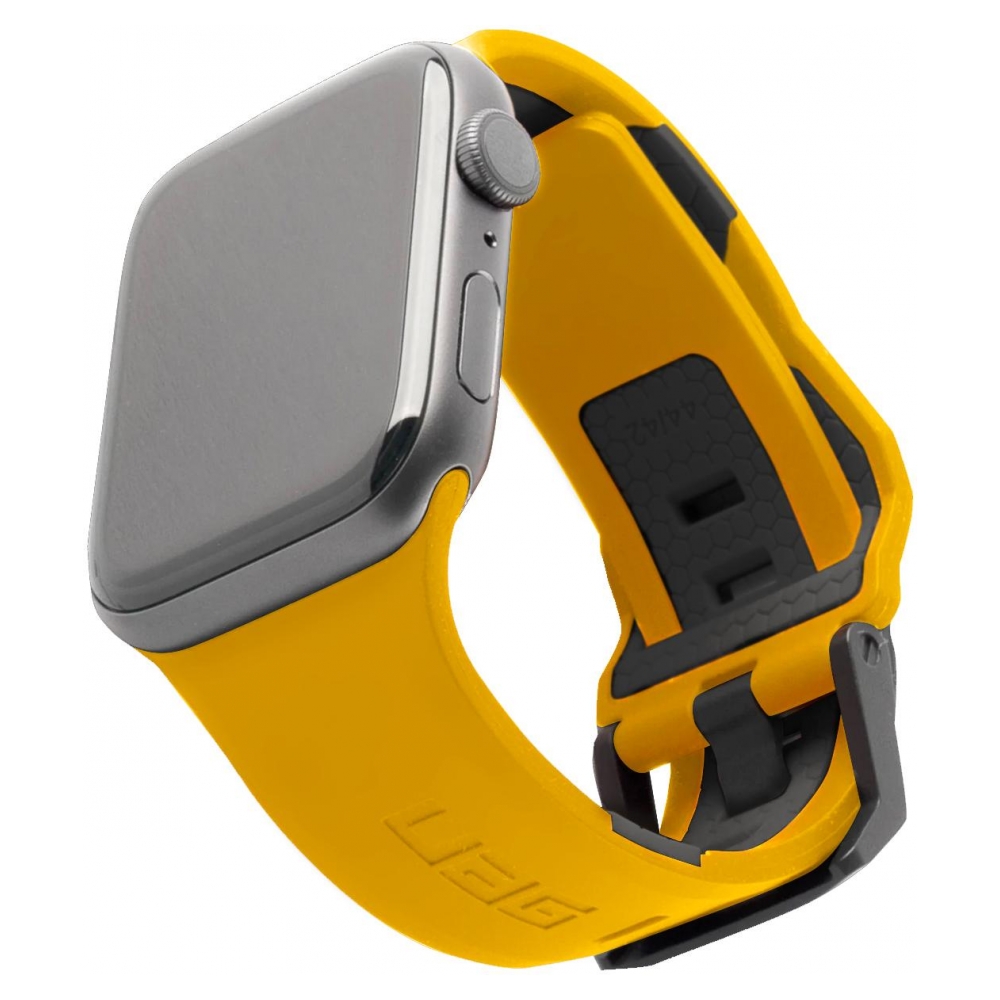 Ремешок ArmorStandart Civilian Silicone Watch Strap для Apple Watch 38/40/41mm Yellow/Black (ARM58405)