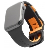 Ремешок ArmorStandart Civilian Silicone Watch Strap для Apple Watch 42/44/45mm Black/Orange (ARM58396)