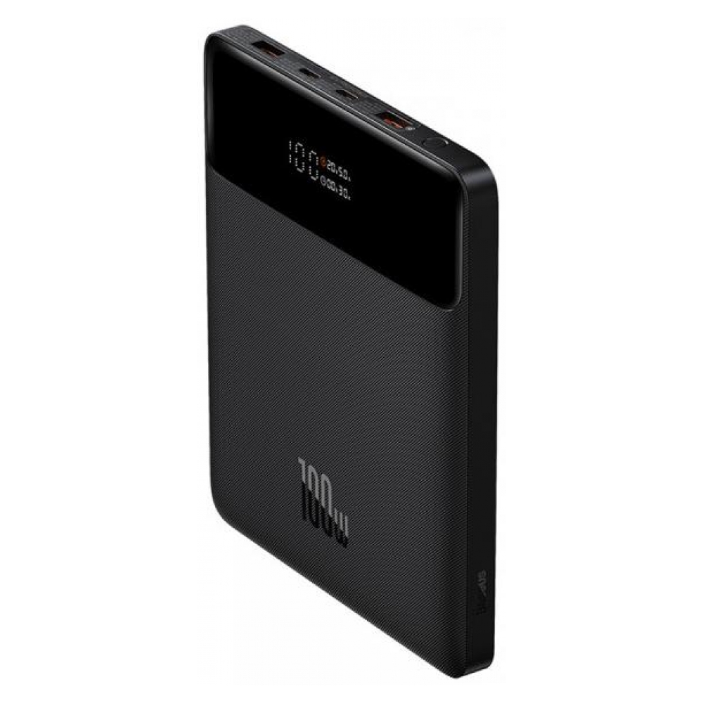 Зовнішній акумулятор Baseus Powerbank Blade high-power digital display fast charging mobile power 20000mAh 100W Black
