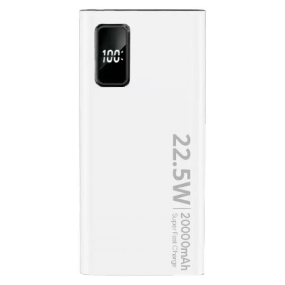 Зовнішній акумулятор SiGN 20000 mAh PD-QC 3.0 22.5W (SNPB- PD20WH) White