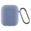 Чохол ArmorStandart Ultrathin Silicone Case With Hook для Apple AirPods 2 Lavender Grey (ARM59684)