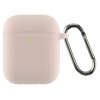 Чохол ArmorStandart Ultrathin Silicone Case With Hook для Apple AirPods 2 Pink Sand (ARM59689)