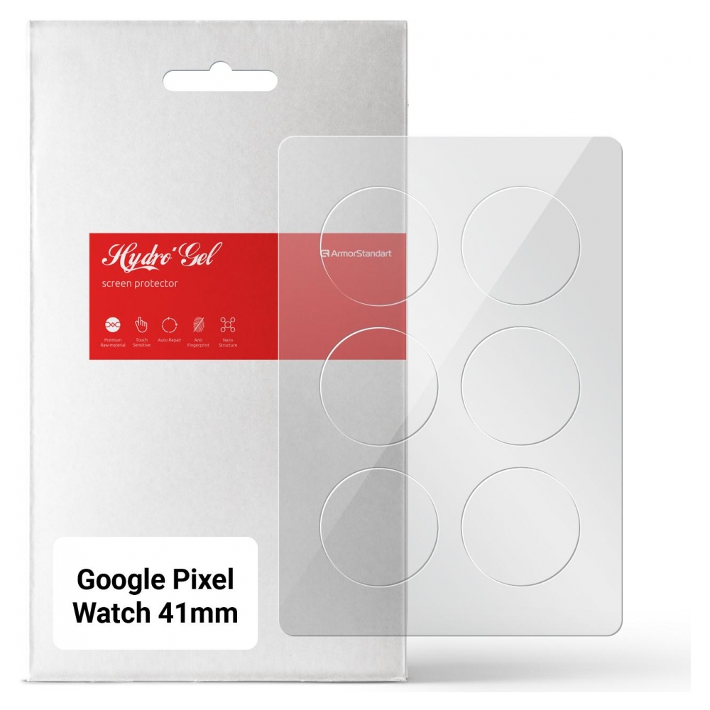 Гідрогелева плівка ArmorStandart для Google Pixel Watch 41mm 6 шт. (ARM65227)