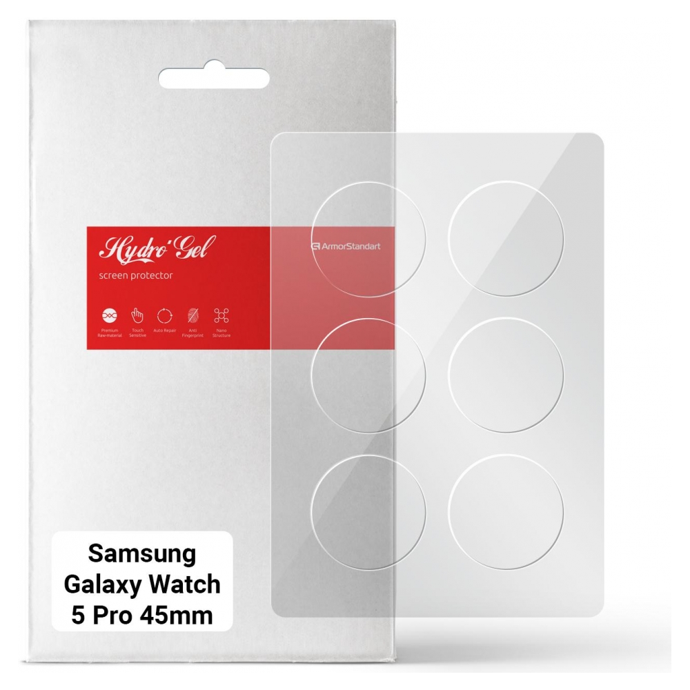 Гідрогелева плівка ArmorStandart для Samsung Galaxy Watch 5 Pro 45mm 6 шт. (ARM63586)
