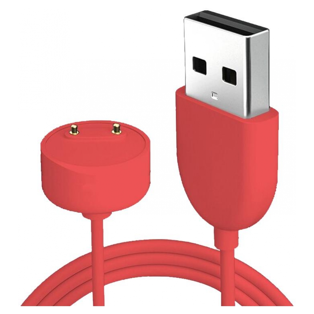 Зарядний кабель ArmorStandart для Xiaomi Mi band 7/6/5 Red (ARM65668)