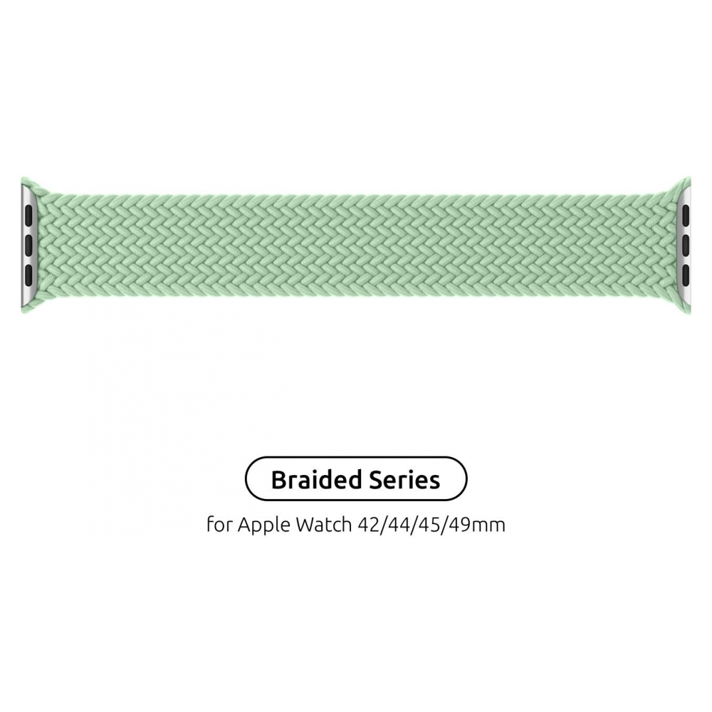 Ремінець ArmorStandart Braided Solo Loop для Apple Watch 42/44/45/49mm Mint Size 6 (148 mm) (ARM64913)